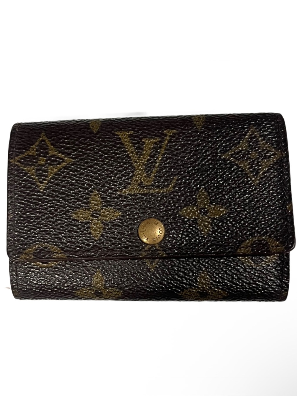 Louis Vuitton Brown Monogram Canvas Key and Card Holder Wallet